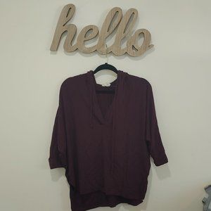Plum LOFT Outlet Lounge Hooded Pullover (XS)